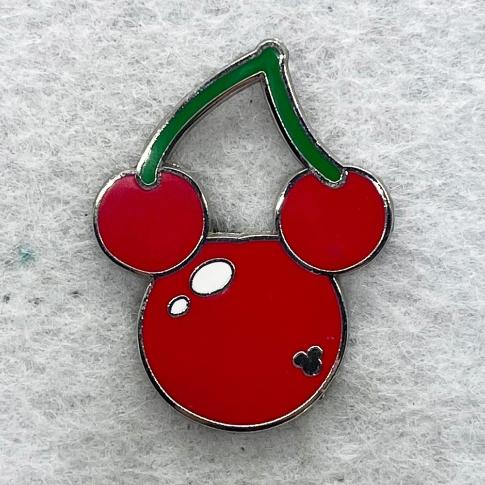 🔮 5/$25 Disney Mickey Mouse Fruit Cherry Pin